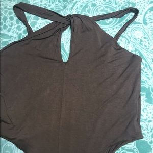 Plus Size Shein Halter Bodysuit